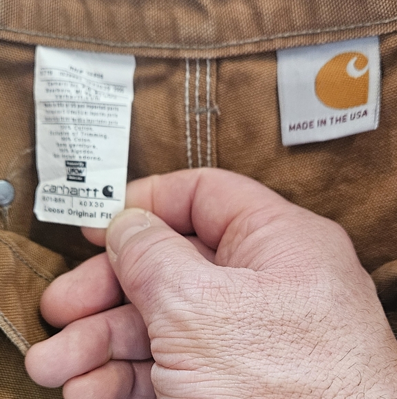 Carhart Made In The USA Canvas Pants - Picture 2 of 4